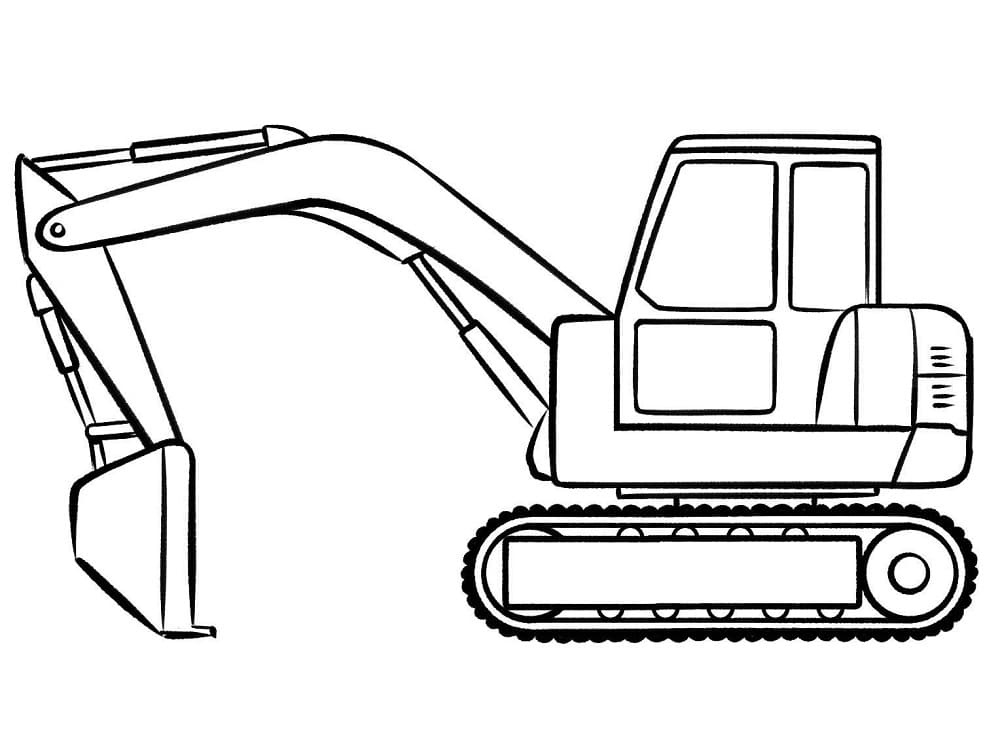 Excavator 10 Coloring Page Download Print Or Color Online For Free