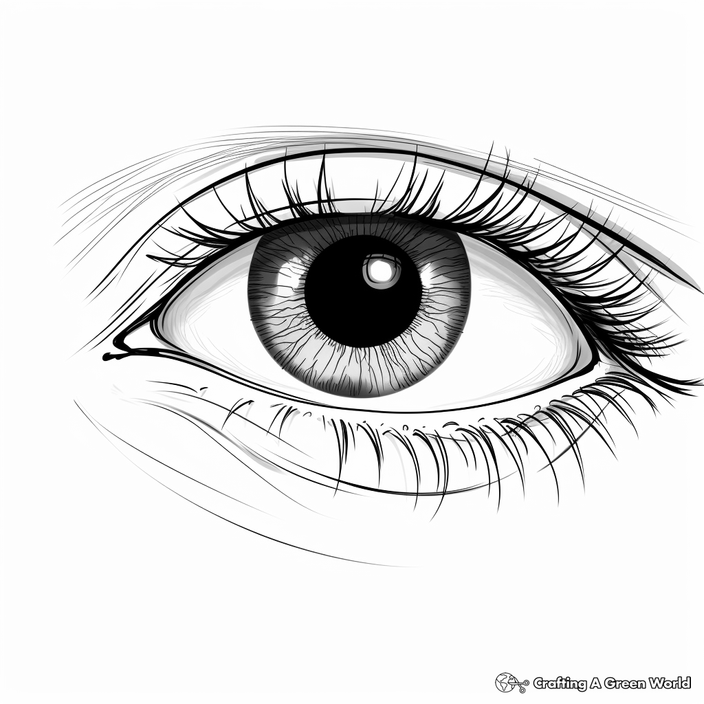 Eye Coloring Page