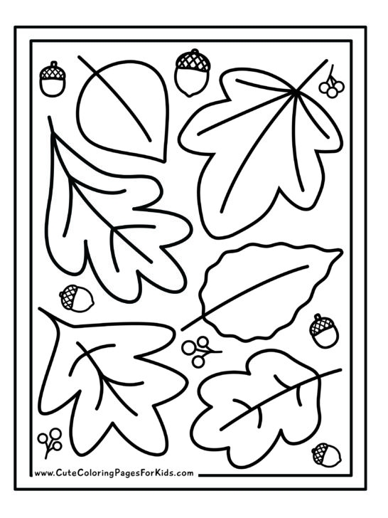 Fall Leaves Coloring Sheet Printable Infoupdate Fall Leaves Coloring Sheet Printable Infoupdate