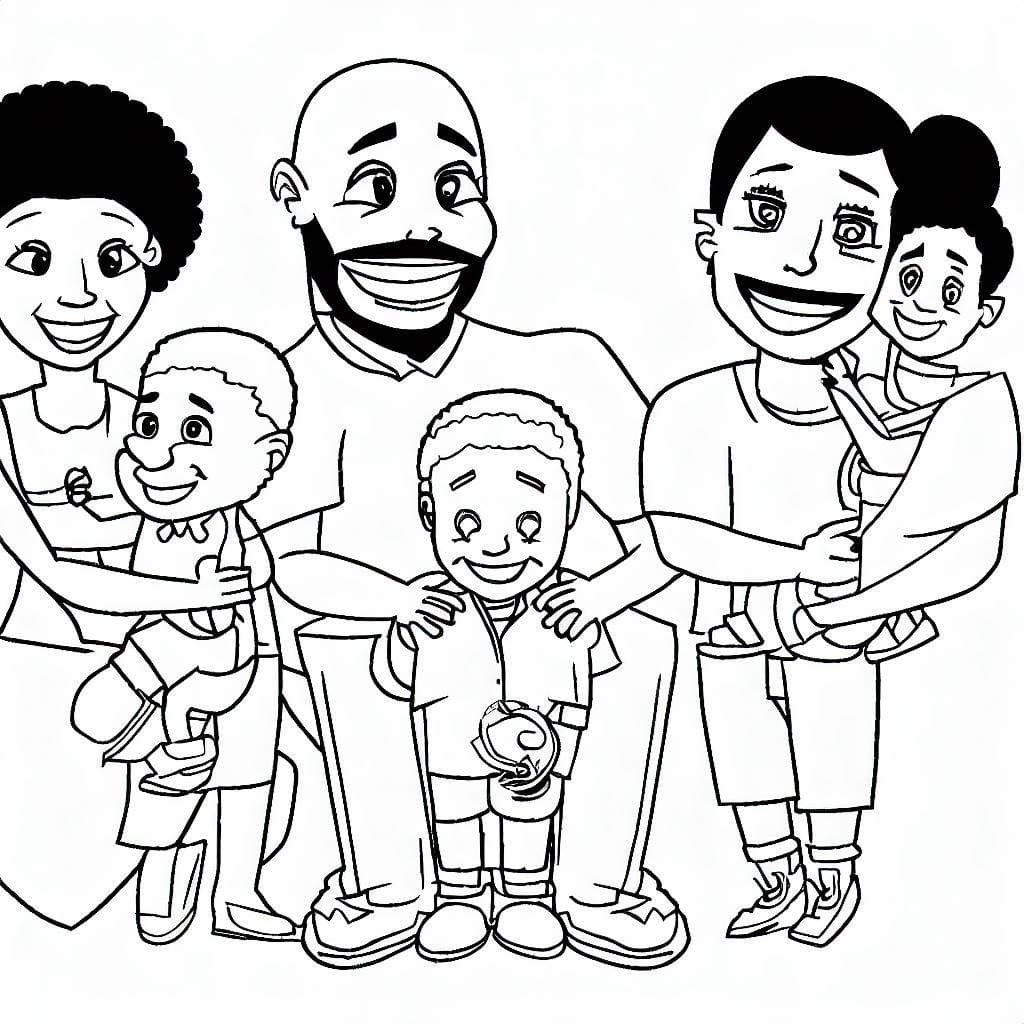 Family Coloring Pages ColoringLib