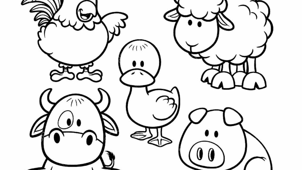Farm Animals Coloring Pages Pdf Coloring Pages