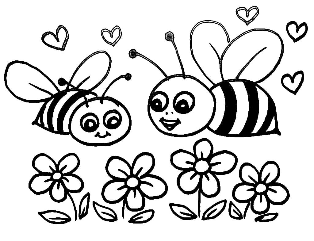 Fat Bee Coloring Page Download Print Or Color Online For Free