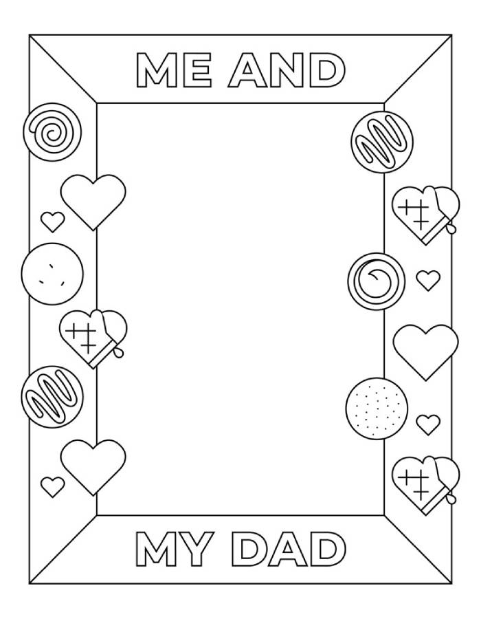 father's day coloring pages