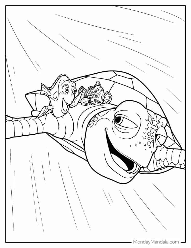 Finding Nemo Color Pages 5700059 Clipart Library Finding Nemo Color Pages 5700059 Clipart Library