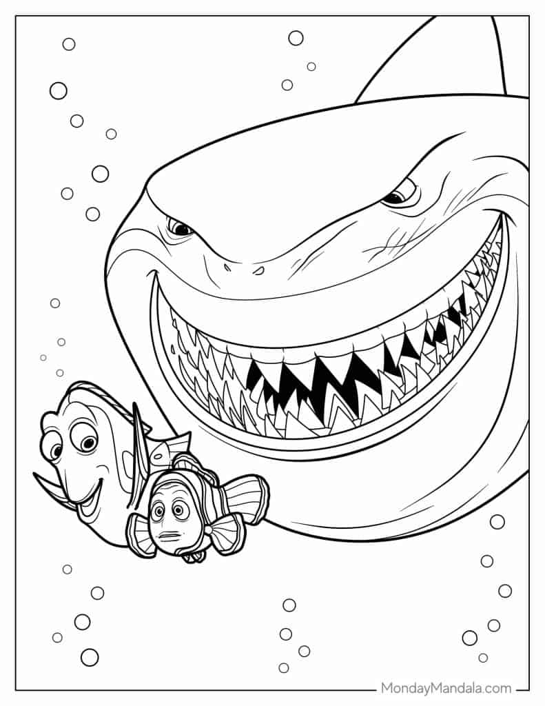 Finding Nemo Color Pages