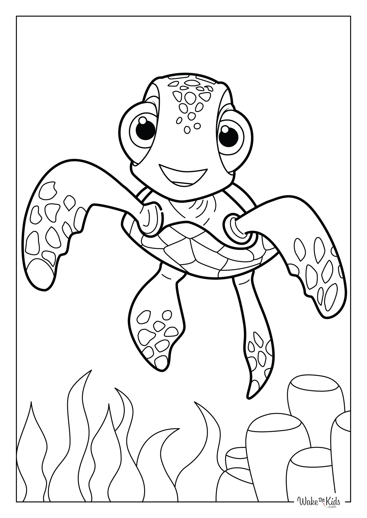 Finding Nemo Coloring Pages Free Printable PDFs WakeTheKids