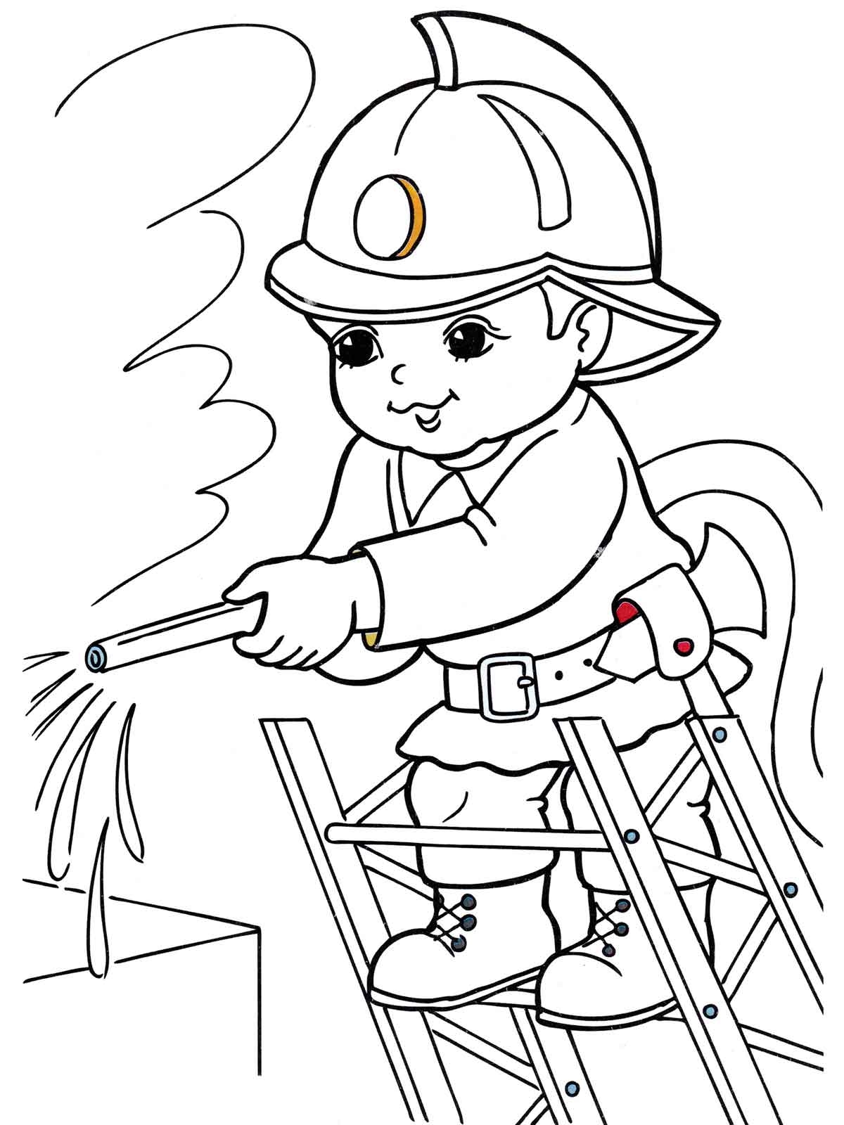 firefighter coloring pages firefighter coloring pages