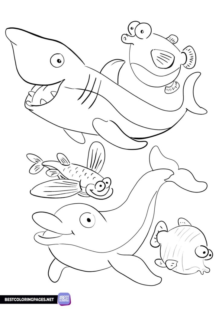 fish coloring pages fish coloring pages