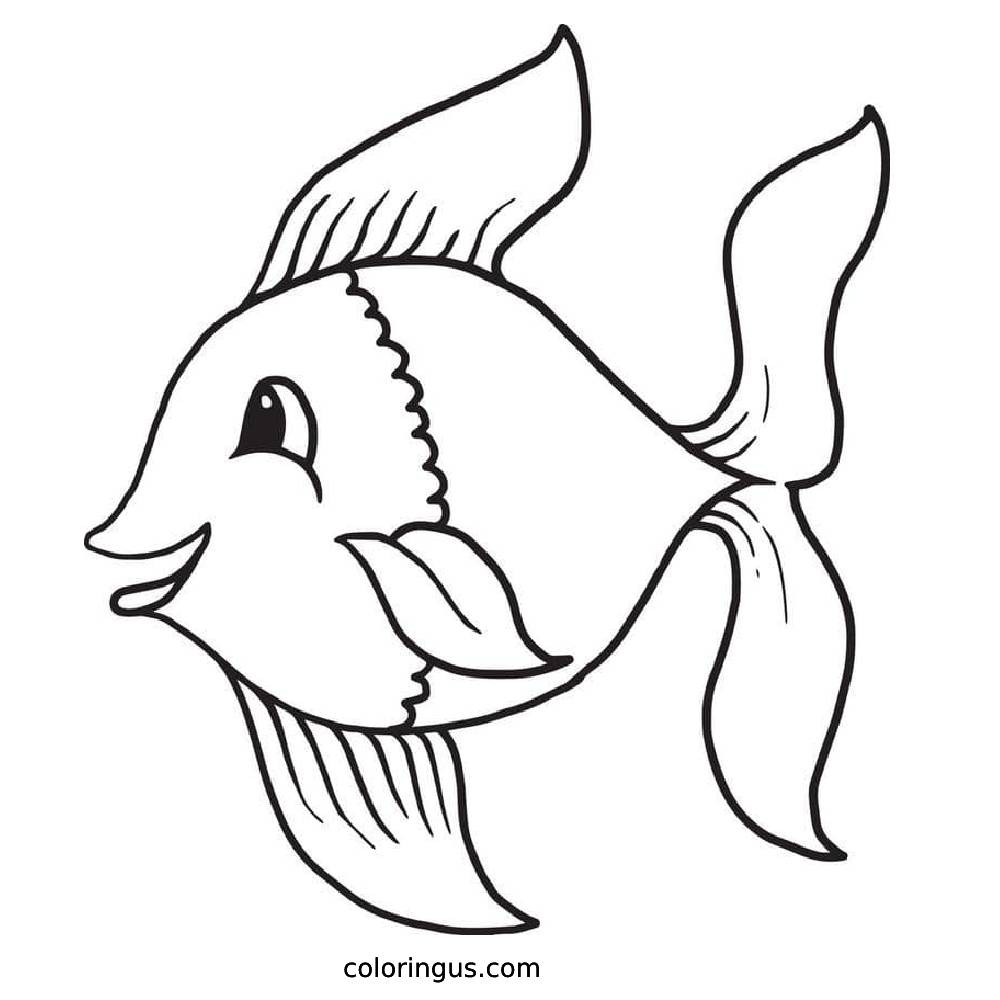 Fish Coloring Pages Free Printable PDF Fish Coloring Pages Free Printable PDF