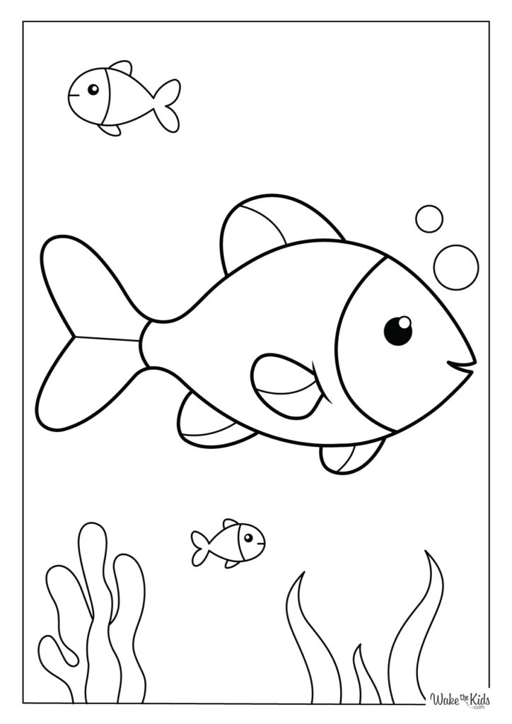 Fish Coloring Pages Free Printable PDFs WakeTheKids Fish Coloring Pages Free Printable PDFs WakeTheKids
