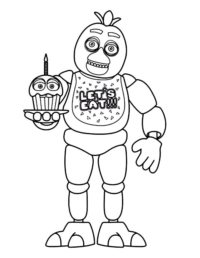 FNAF Coloring Pages Free Printable PDF FNAF Coloring Pages Free Printable PDF