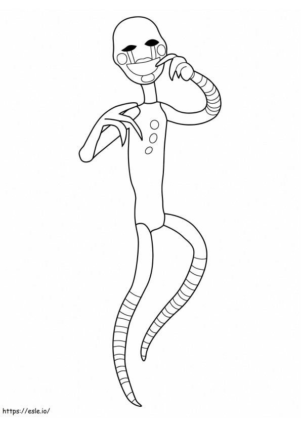 FNAF Puppets Coloring Page
