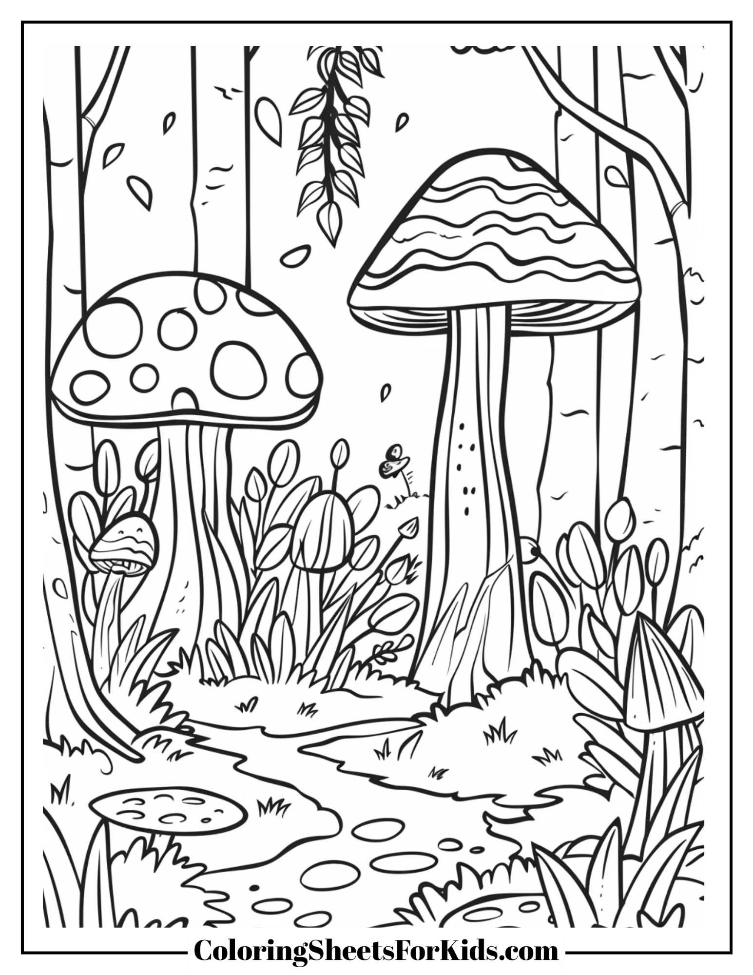 Forest Coloring Pages Snow White Coloring Pages Ocean Coloring Pages 