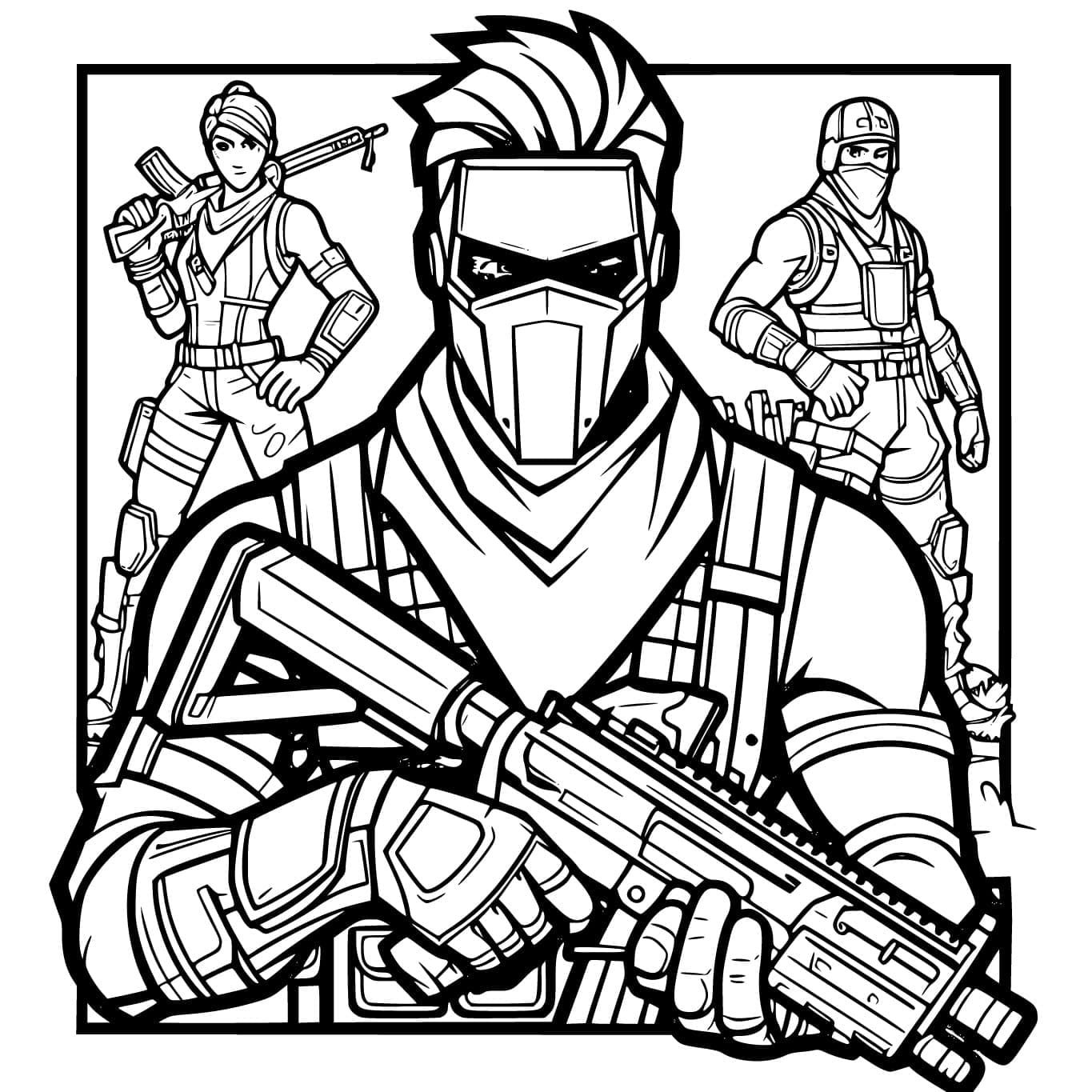 Fortnite Coloring Pages ColoringLib