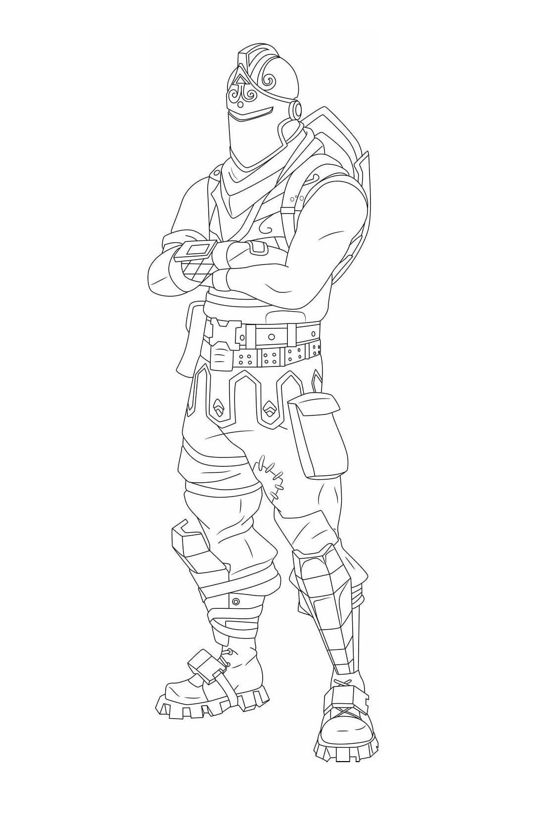 Fortnite Game Coloring Page Free Download And Print For You