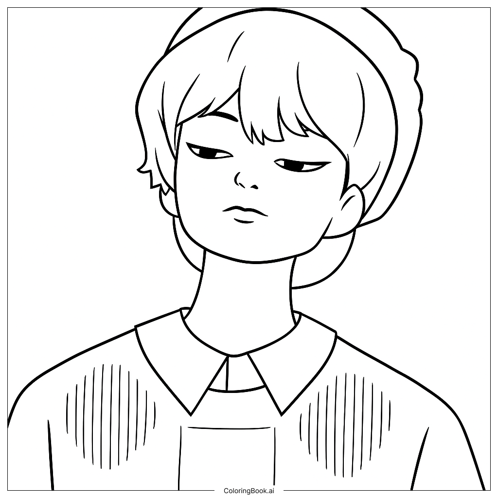 Free Coloring Pages Baby Saja 2025 