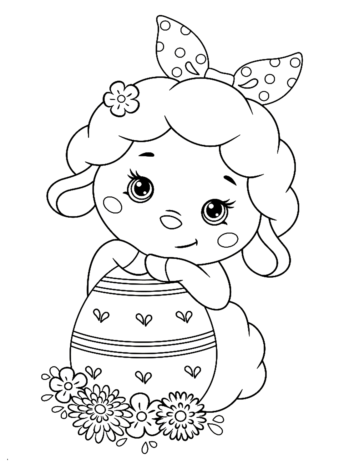 cute easter coloring pages