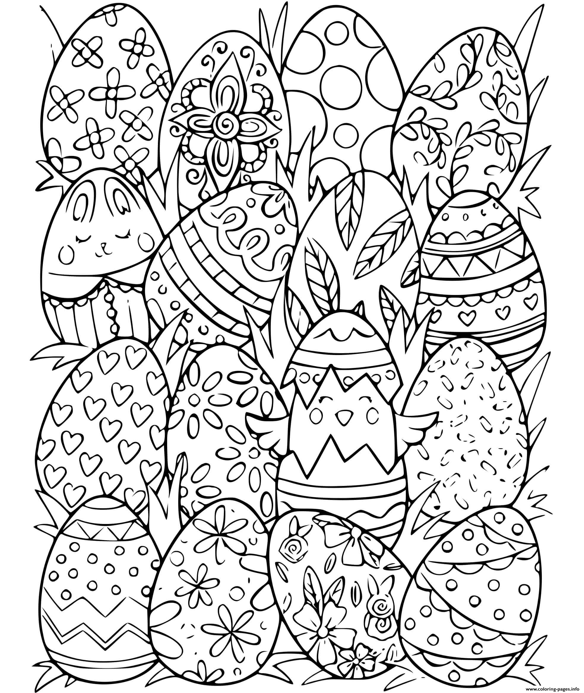 Free Easter Eggs Printable Coloring Pages Fun Printables For Everyone Free Easter Eggs Printable Coloring Pages Fun Printables For Everyone