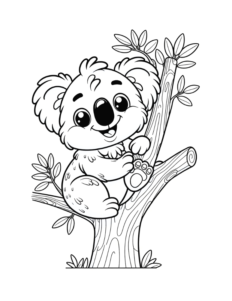 koala coloring pages