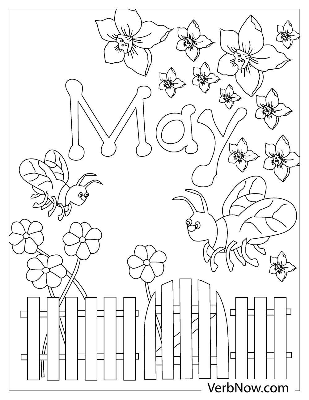 may coloring pages may coloring pages