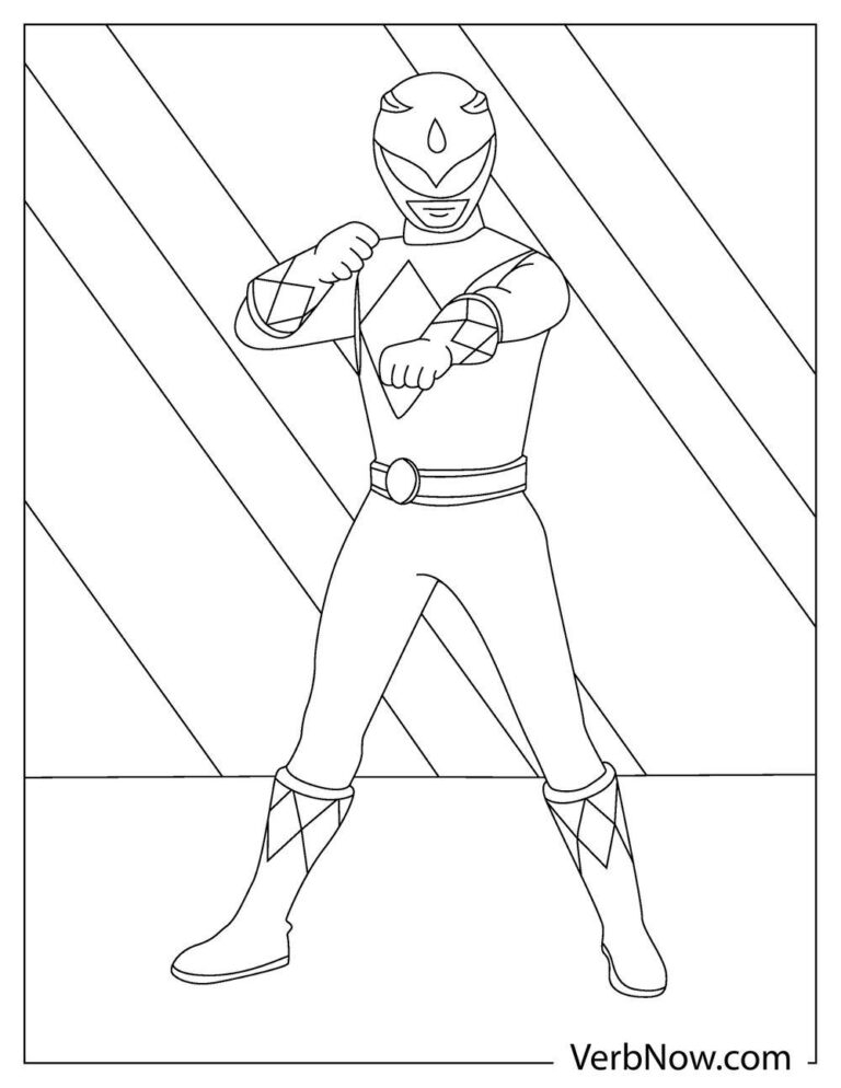 Free POWER RANGER Coloring Pages For Download Printable PDF 