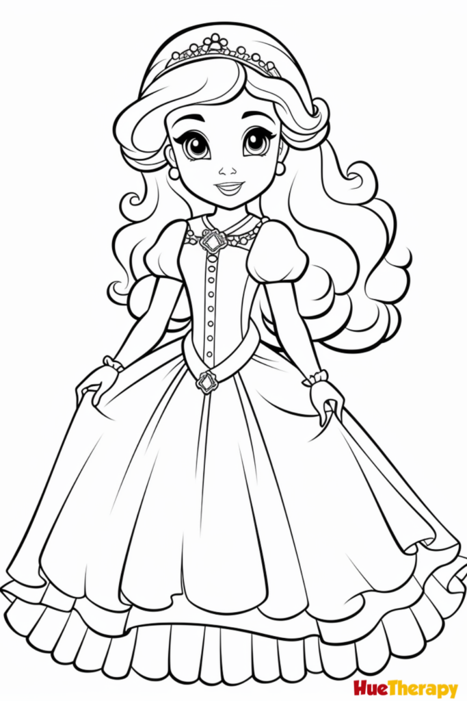 Free Princess Color Pages Fun Easy To Print Free Coloring Pages Free Princess Color Pages Fun Easy To Print Free Coloring Pages