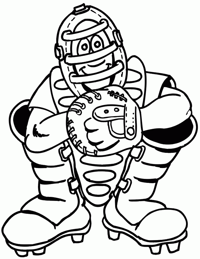 baseball coloring worksheets