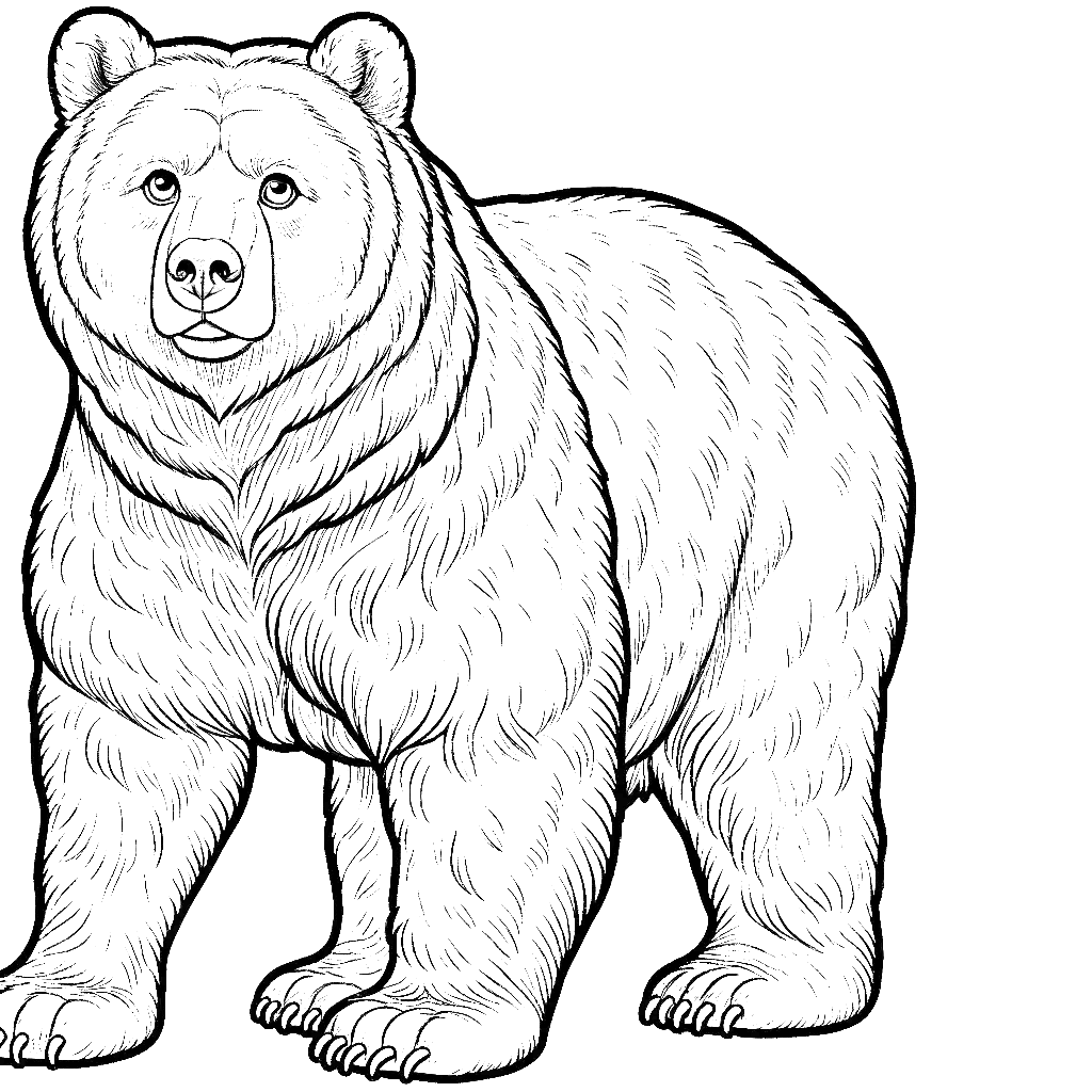 Free Printable Bear Coloring Pages Fun Designs Printables For Everyone Free Printable Bear Coloring Pages Fun Designs Printables For Everyone