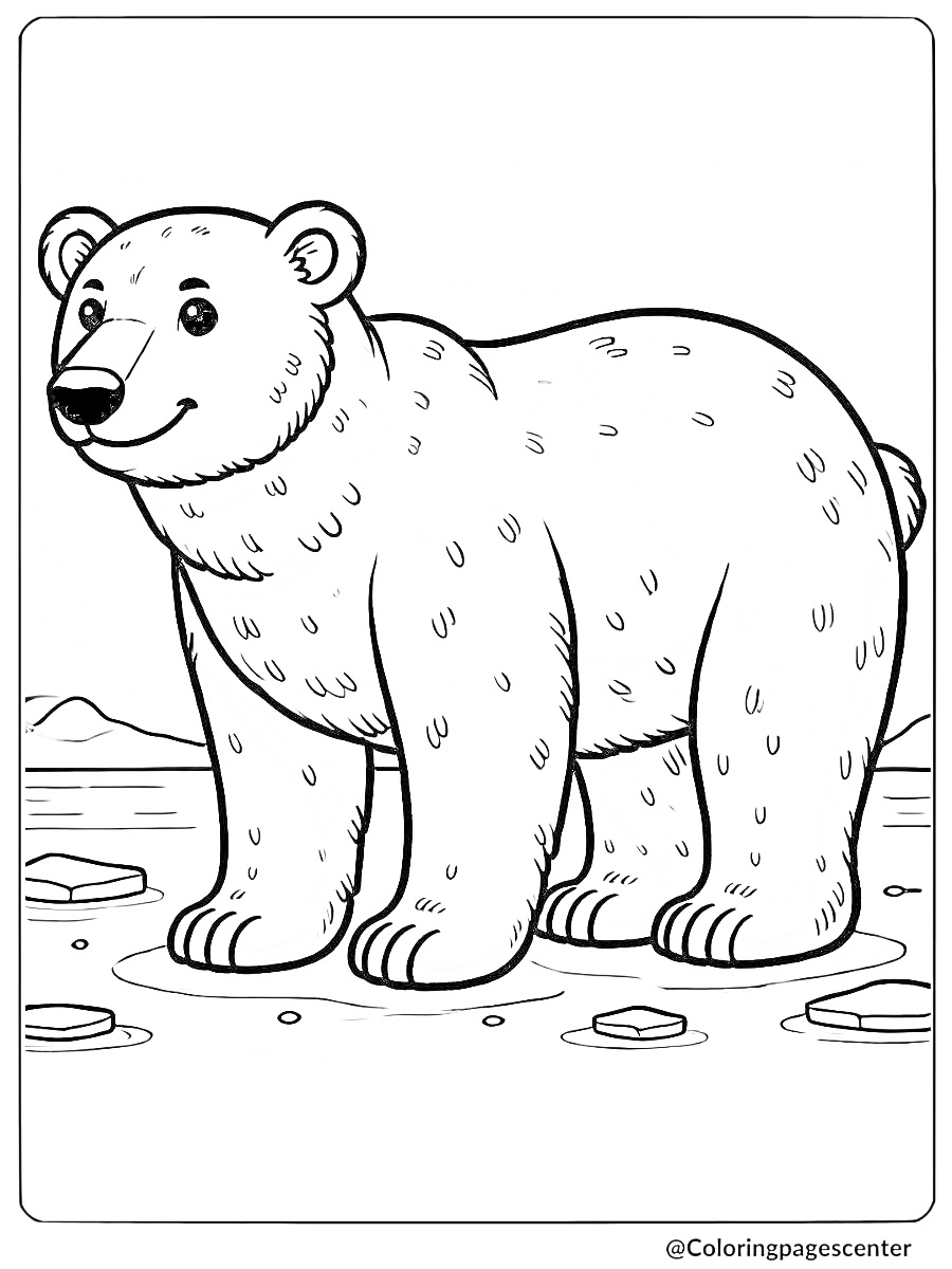Free Printable Bear Coloring Pages Free Printable Bear Coloring Pages