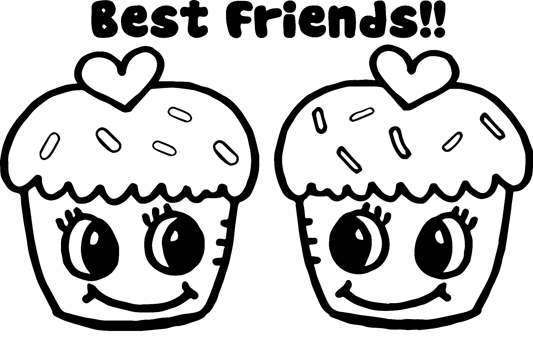 Free Printable Best Friends Coloring Pages Infoupdate