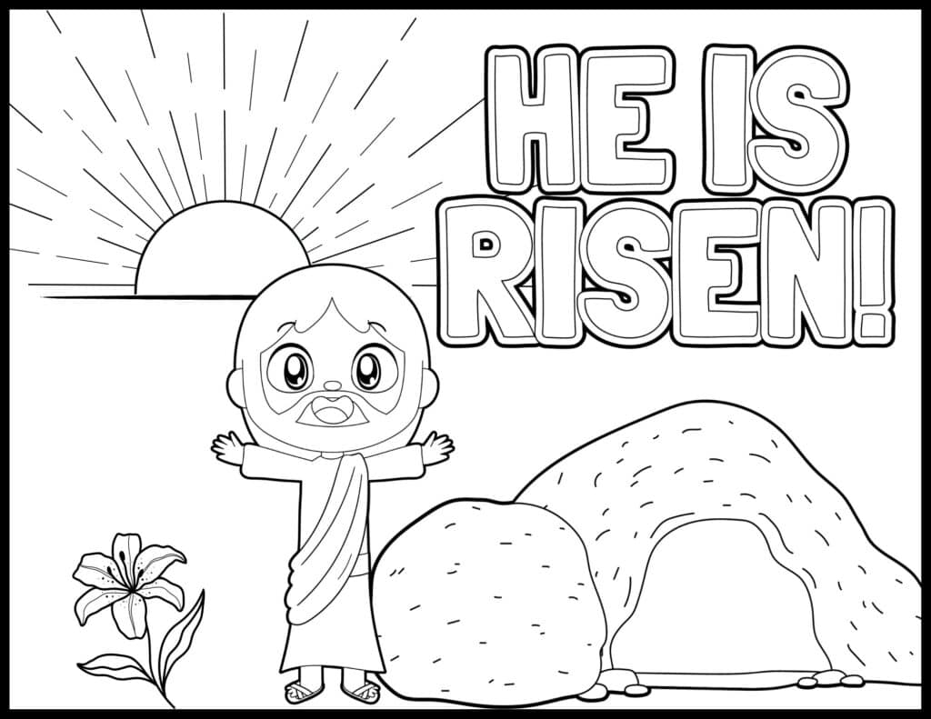 Free Printable Christian Easter Coloring Pages Free Printable Christian Easter Coloring Pages