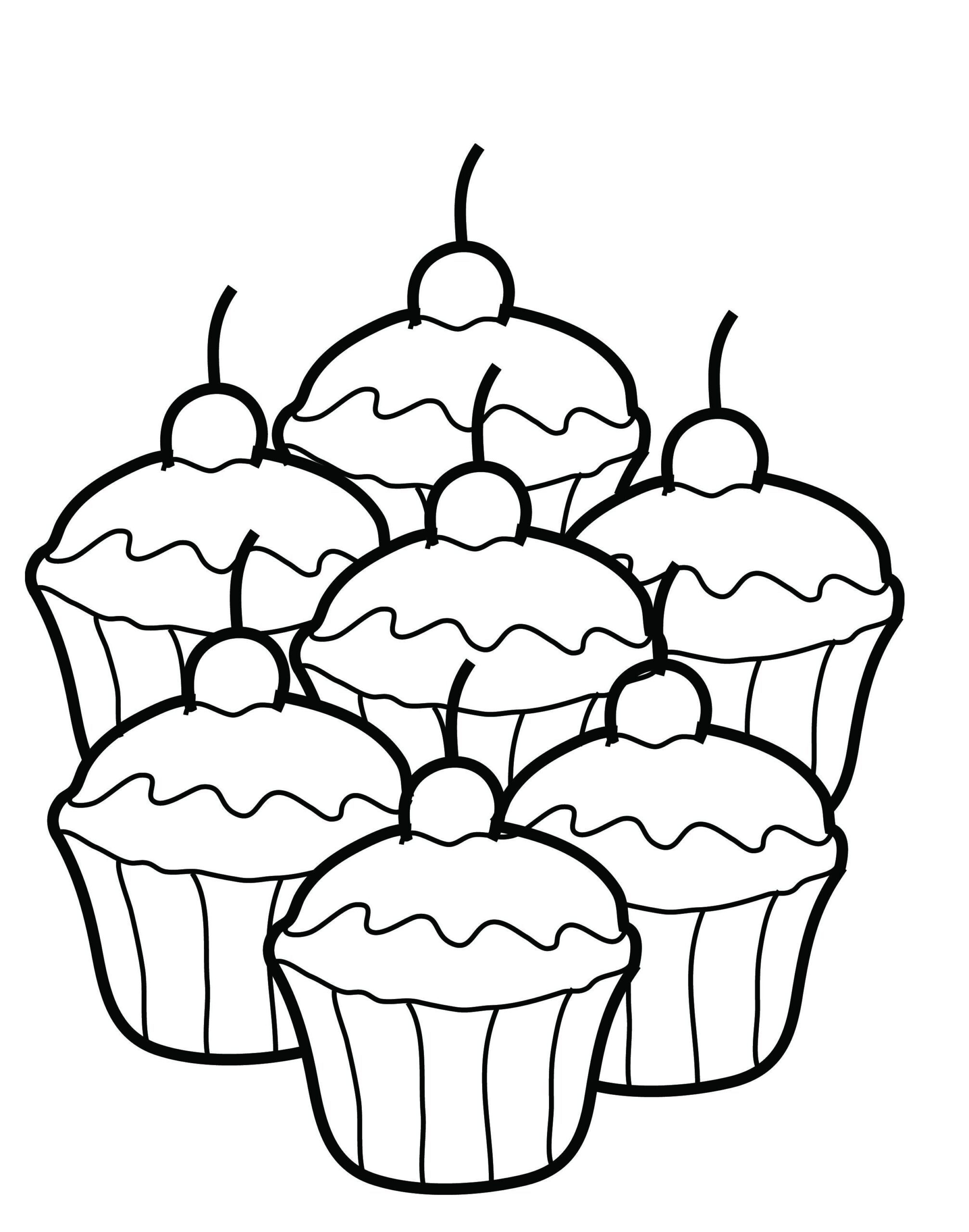cupcake coloring pages cupcake coloring pages