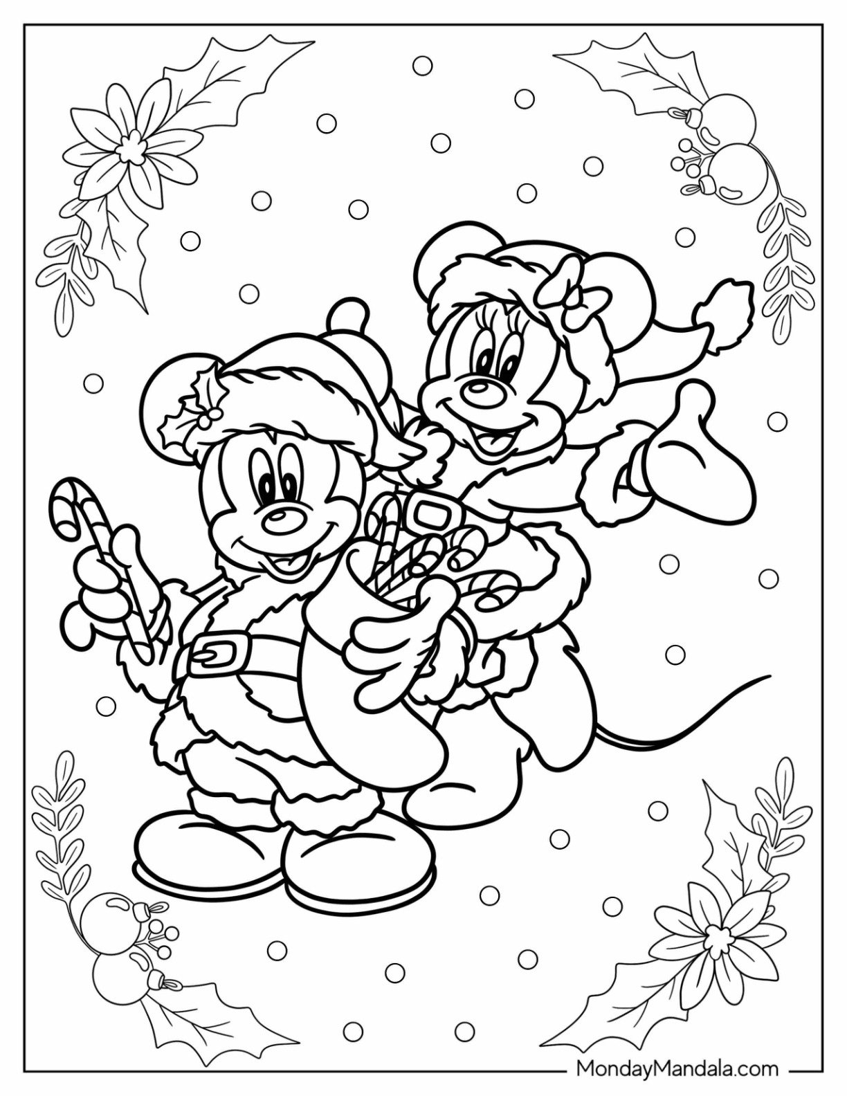 christmas printable coloring pages