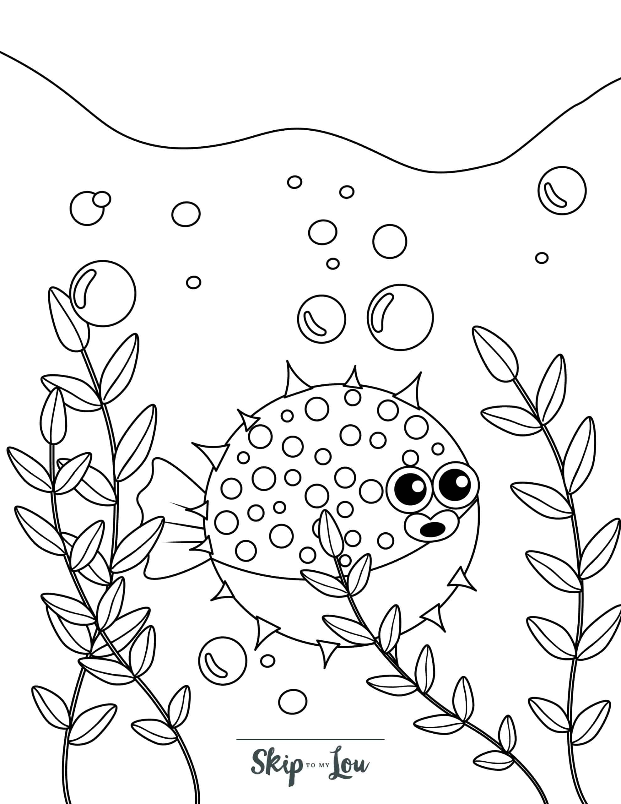 coloring pages for fish