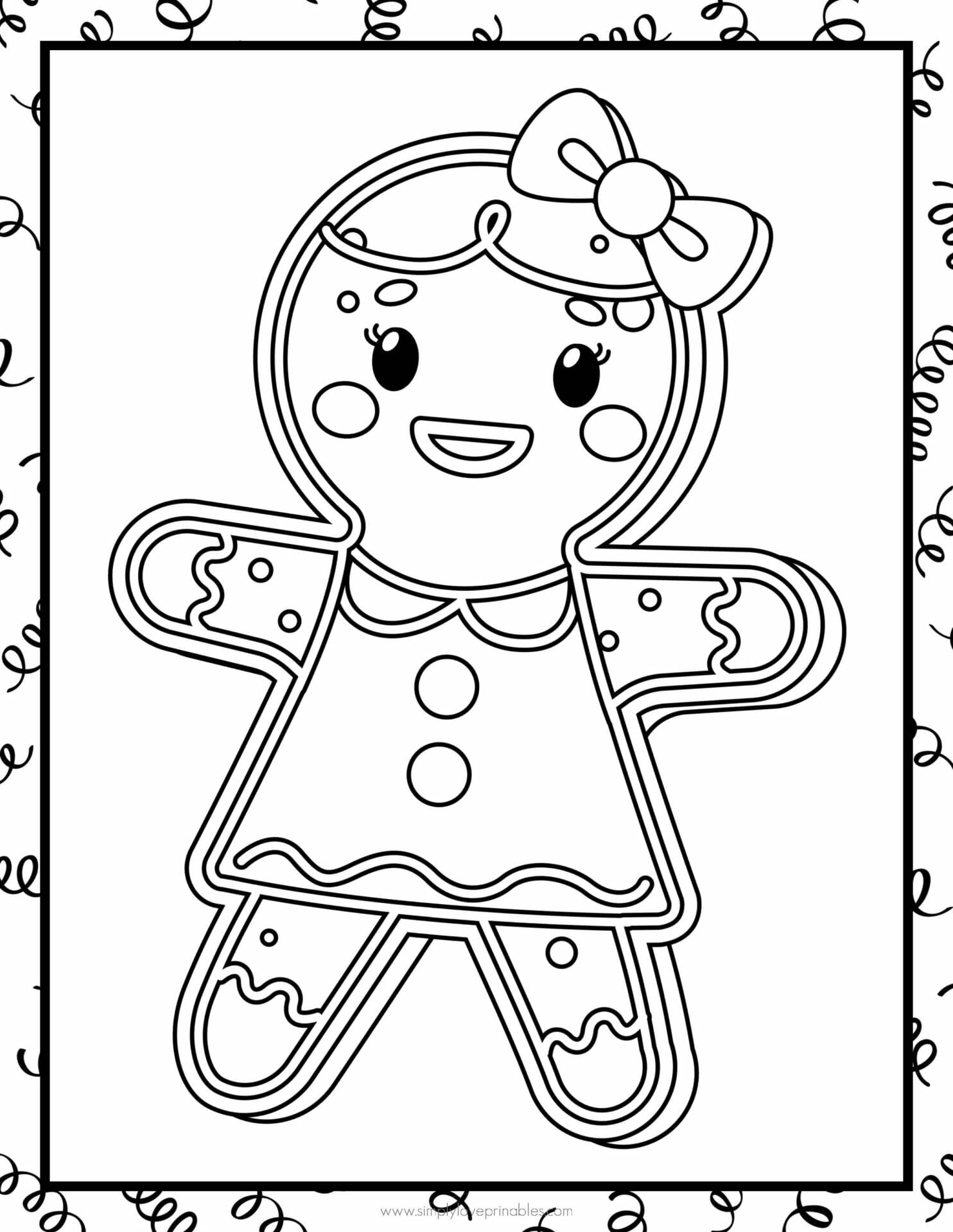 Free Printable Gingerbread Coloring Pages Simply Love Printables Free Printable Gingerbread Coloring Pages Simply Love Printables