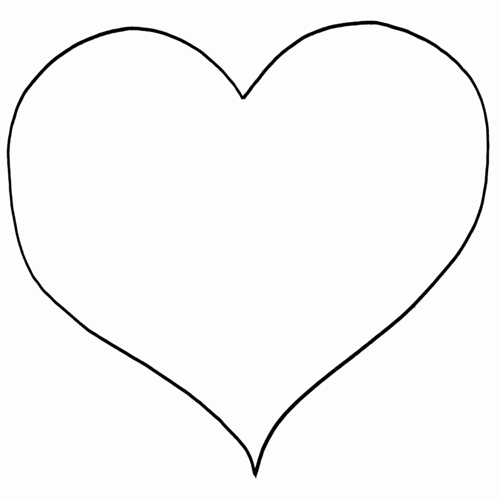 Free Printable Heart Coloring Pages For Kids Free Printable Heart Coloring Pages For Kids