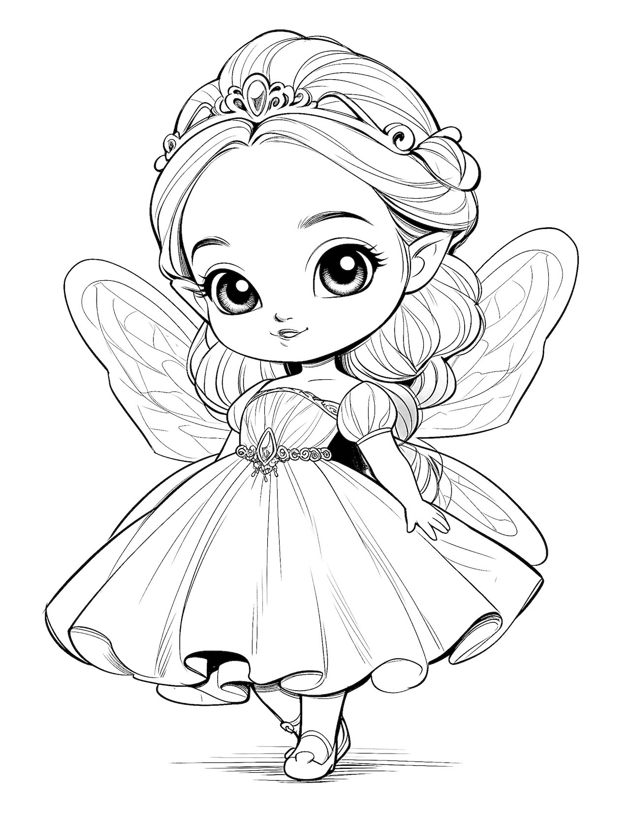 Free Printable Princess Color Pages For Kids