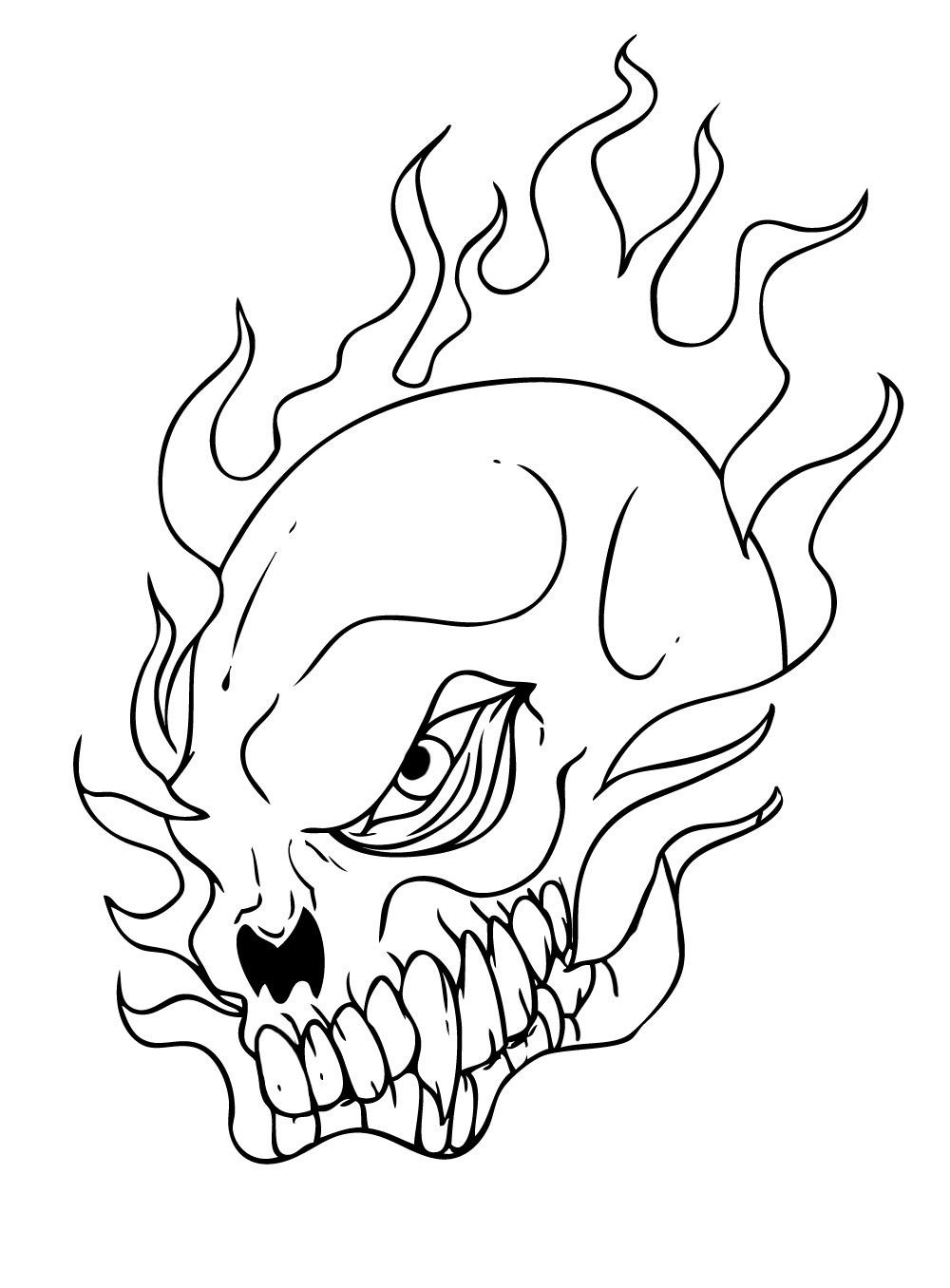 skull coloring pages skull coloring pages