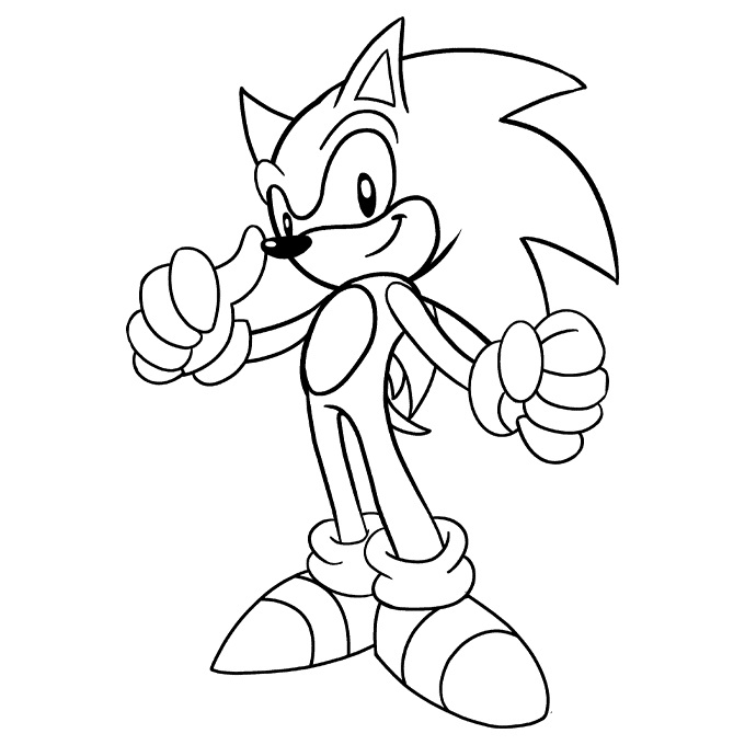 Free Printable Sonic Coloring Pages Coloring Book