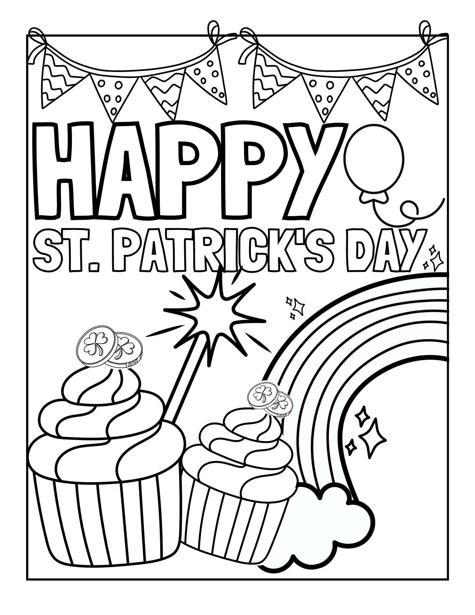 Free Printable St Patrick Day Coloring Pages 2025 Free Printable St Patrick Day Coloring Pages 2025