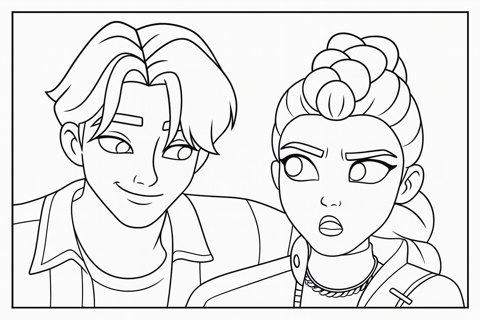 saja boys coloring page saja boys coloring page