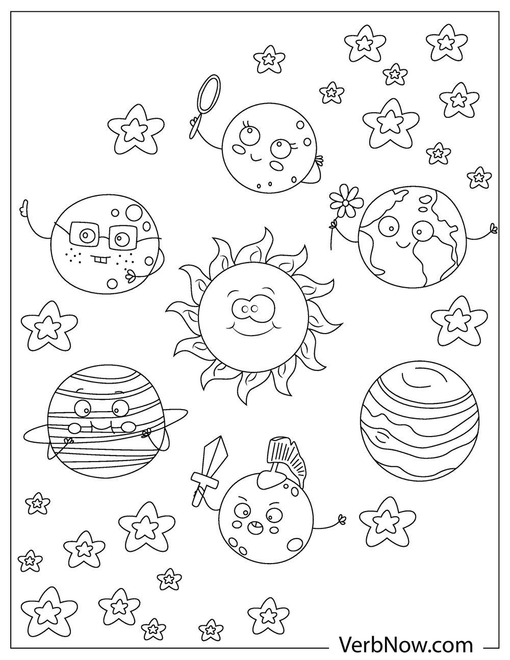 solar system coloring pages solar system coloring pages