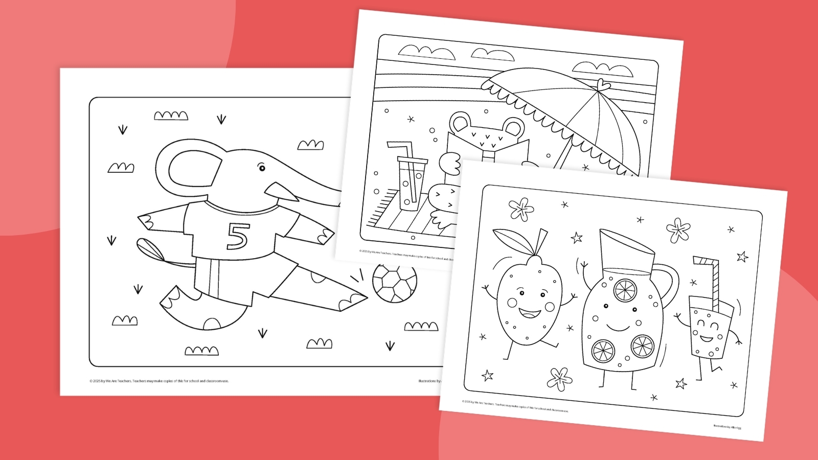 Free Summer Coloring Pages Printable Saperap