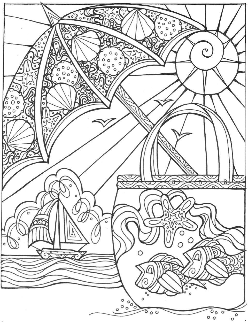 summertime coloring pages summertime coloring pages