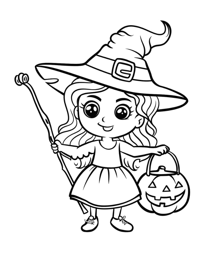 Free Witch Coloring Pages For Kids Free Witch Coloring Pages For Kids