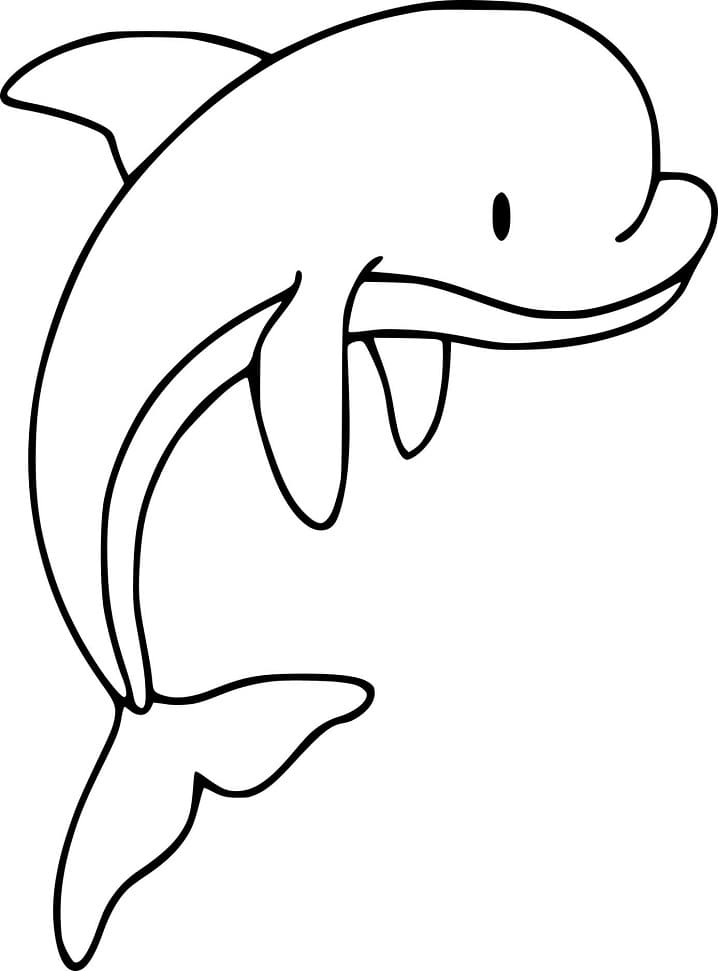 Friendly Dolphin Coloring Page Download Print Or Color Online For Free Friendly Dolphin Coloring Page Download Print Or Color Online For Free