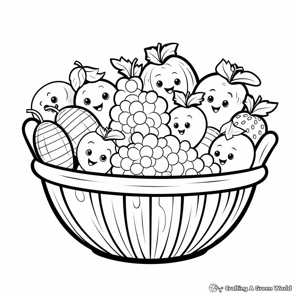 Fruit And Vegetables Coloring Page Coloring Nation Fruit And Vegetables Coloring Page Coloring Nation