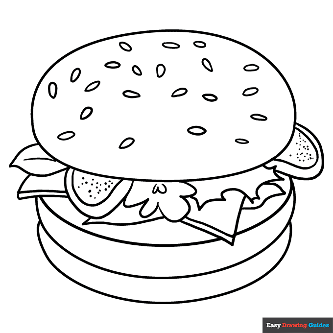 coloring pages food coloring pages food