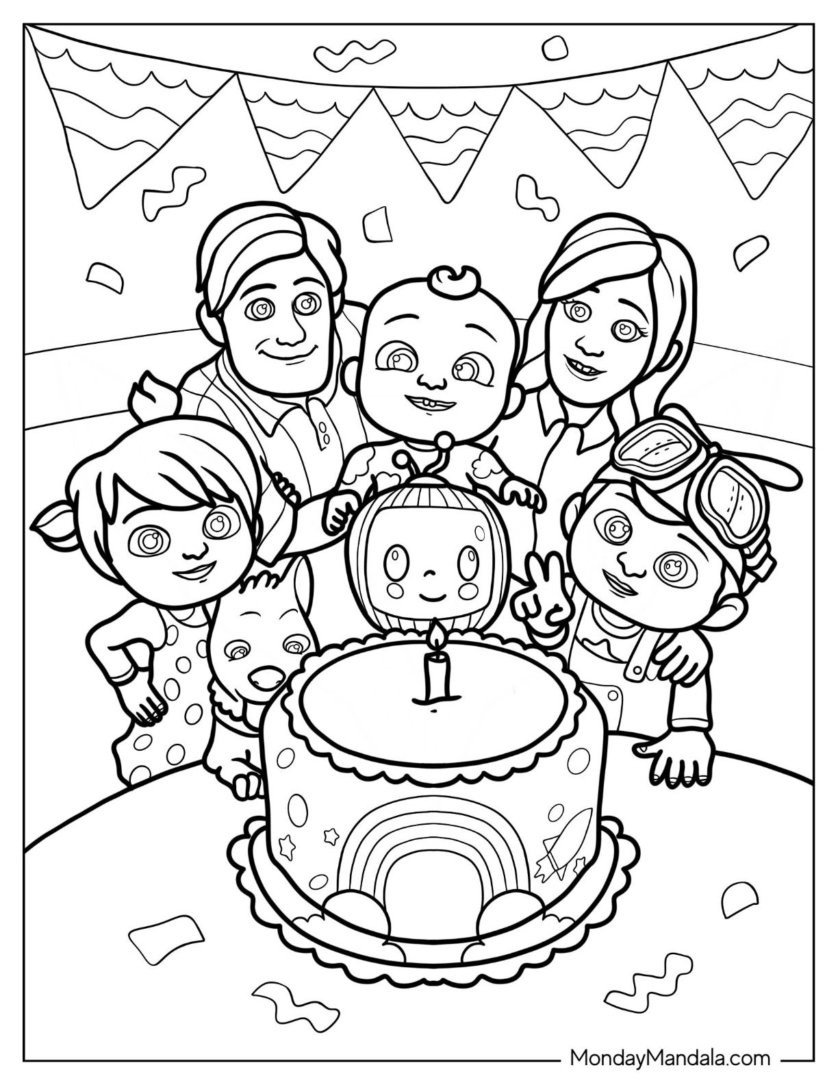Fun CoComelon Coloring Pages Easy Prints Free Coloring Pages To Print Fun CoComelon Coloring Pages Easy Prints Free Coloring Pages To Print