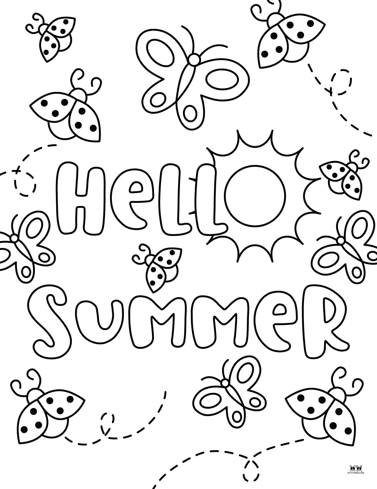 Fun Free Summer Coloring Pages Printable Printables For Everyone Fun Free Summer Coloring Pages Printable Printables For Everyone